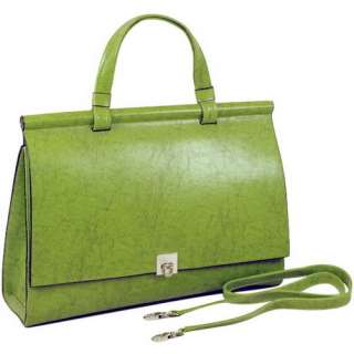 Woman Designer Briefcase Business Bag Dk. Green  