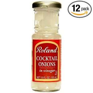 Roland Cocktail Onions, 3.75 Ounce Jar Grocery & Gourmet Food