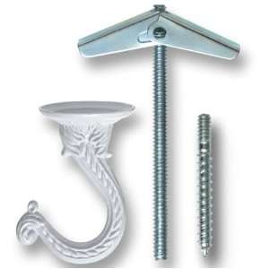  OOK 50330 Jumbo Swag Hook with Hardware, White: Home 