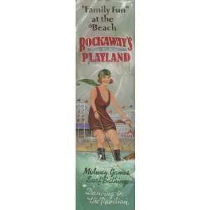 Customizable Rockaways Playland Vintage Style Wooden Sign:  
