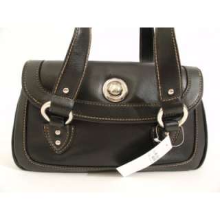Designer Inspired Leather Like Black Purse Handbag Tote  