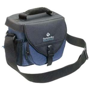   02 Blue/Black Deluxe SLR, Digital or Compact Camera Bag Camera