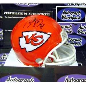  Dwayne Bowe Autographed Mini Helmet   )   Autographed NFL 