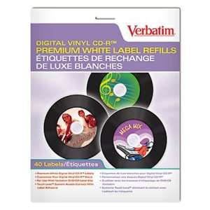    Verbatim 40PK CD R DIGITAL VINYL REFILL ( 94667 ) Electronics