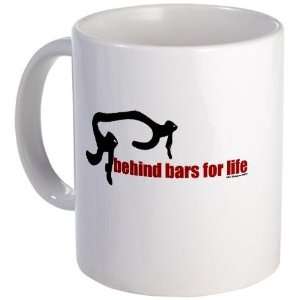   Behind bars for life Peace Mug by 