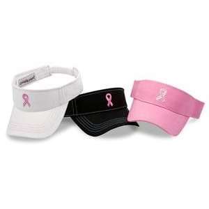  Pink Ribbon Breast Cancer Rhinestone Visor: Everything 