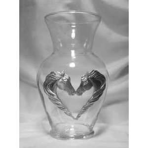  Vase with Pewter Heart