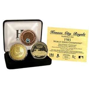   City Royals 24Kt Gold And Infield Dirt 3 Coin Set