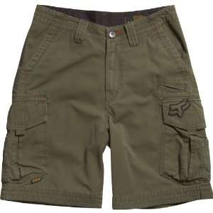   Solid Cargo Mens Short Casual Pants   Military / Size 32: Automotive