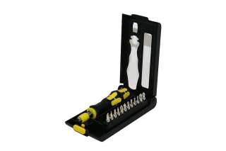   13 Piece Portable Screwdriver Tool Kit With Retracting Cover  