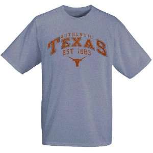  Texas Longhorns Ash Authentic T shirt
