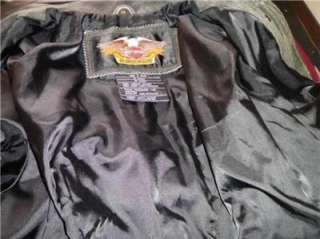   Davidson Leather Jacket Distressed Freedom 97063 04VM Medium  