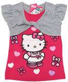 HELLO KITTY Girls Shirt & Shrug White, Gray, or Pink NWT  