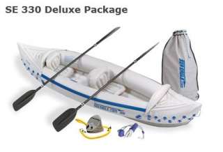 SEA EAGLE 330 Deluxe 2 Person Inflatable Kayak Canoe  