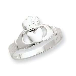  Sterling Silver Claddagh Ring   Size 8: West Coast Jewelry 