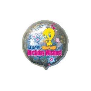  18 Tweet Birthday Wishes! Foil Balloon   Mylar Balloon 