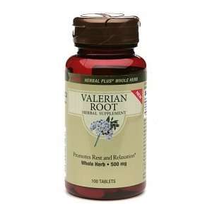  GNC Herbal Plus Valerian Root, Tablets, 100 ea Health 