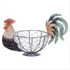  Painted Tin Rooser Wire Basket