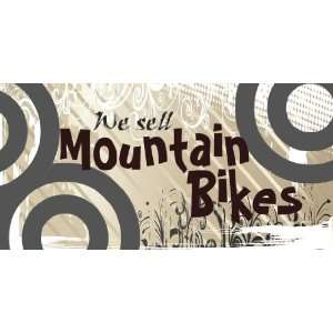  3x6 Vinyl Banner   Sell Mountain Bikes 