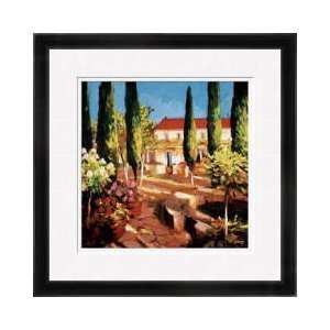  Villa Garden Framed Giclee Print