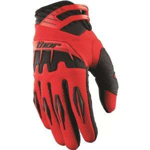  Thor MX Spectrum Mens MotoX Motorcycle Gloves   Red / X 