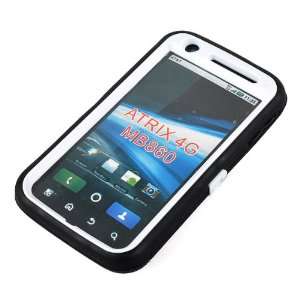   Black Hard Case Phone Cover For Motorola Atrix 4G MB860: Electronics