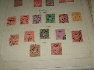 INDIAN NATIVE STATES COLLECTION ON ALBUM PAGES EARLY TO 1940S STAMPS 