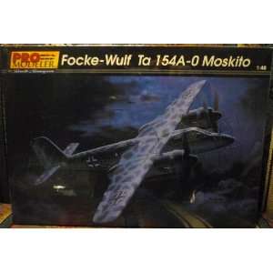  #5959 Revell Pro Modeler Focke Wulf Ta 154A 0 Moskito 1/48 