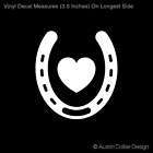 LOVE HORSES Vinyl Decal Car Sticker   Equestrian