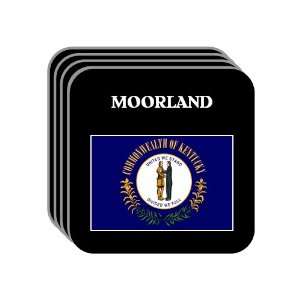  US State Flag   MOORLAND, Kentucky (KY) Set of 4 Mini 