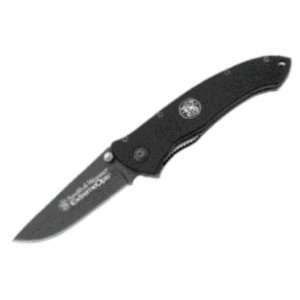 Smith & Wesson Knives 104B Black Extreme Ops Linerlock Knife with Clip 