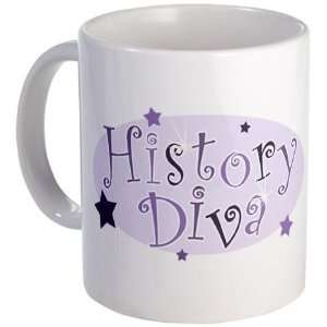  History Diva purple Librarian Mug by CafePress: Kitchen 
