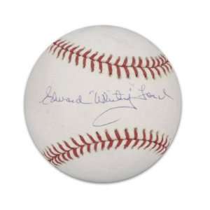  Whitey Ford Autographed Baseball  Details Full Name 