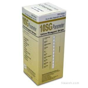  10 SG Parameter Urine Reagent Strips   100 Urinalysis 