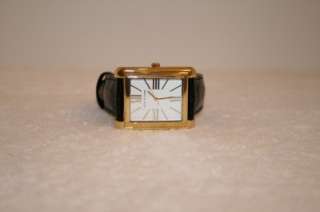 Michael Kors Womens Bradley Black Leather Watch MK2240  