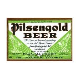  Pilsengold Beer 20x30 poster