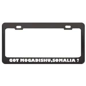 Got Mogadishu,Somalia ? Location Country Black Metal License Plate 