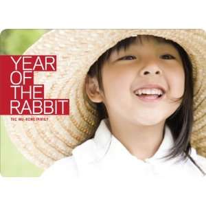   of the Rabbit Photo Cards, Bold and Modern