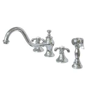  Kingston Brass KS7765TXBS Two Handle Kitchen Faucet with 