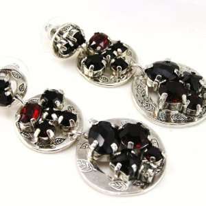  Loops of french touch Mélusine red black. Jewelry