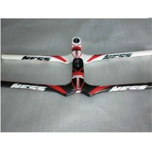  ness 3k full fiber carbon mtb bike handlebar integrated 