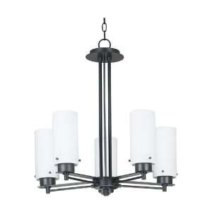   Sanctuary 5 Light Chandeliers in Graphite Finish