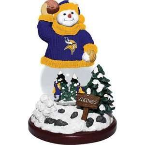 Minnesota Vikings NFL Snowfight Snowman Figurine