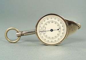 ANTIQUE FRENCH FC DEPOSE MAP MEASURE WHEEL OPISOMETER  
