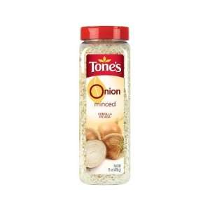 Tones Minced Onion   15 oz. shaker (4 Pack)  Grocery 