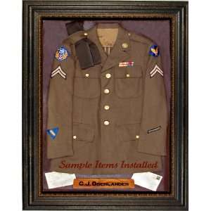  Military Uniform Display Case: Sports & Outdoors