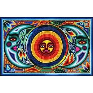 Huichol Yarn Art ~ 10 x 16 Inch 