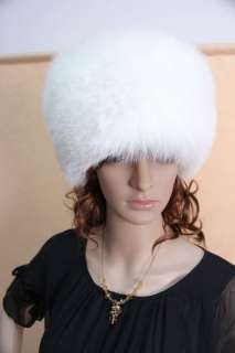 Top quality genuine fox fur silver fox fur hats/caps  