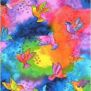  45 Wide Laurel Burch Flying Colors Hummingbird Splash 