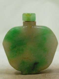 Chinese Hand Paint OLD JADE sculpt snuff bottle 3528 free shipping 